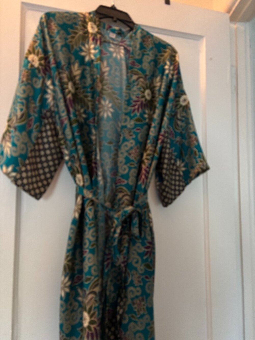 Handmade 100% Silk Indonesian Robe | One Size | Luxe Boho Kimono